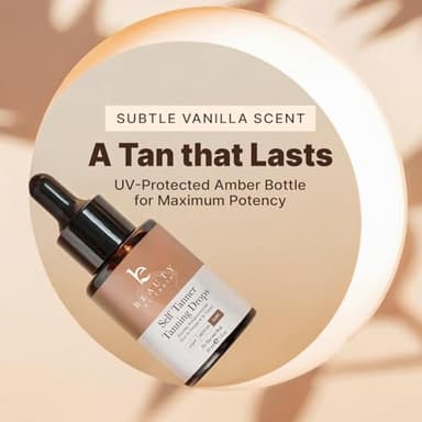 Self Tanning Drops for Face - USA Made with Organic & Natural Ingredients, Ultra Dark Face Tanning Drops to Add to Moisturizer, Self Tanner for Sunless Fake Tan & Natural Glow, Cruelty & Toxin Free - Image 8
