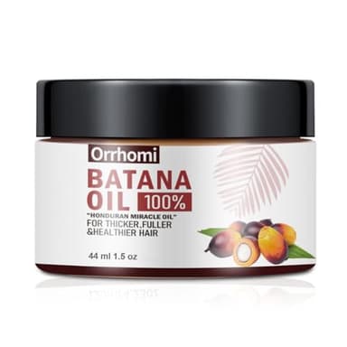 Batana Oil for Hair Growth, 100% Pure & Organic, Cold Pressed Traditional Palm Nut, Unrefined Hair Growth Oil Prevents Hair Loss - Image 2
