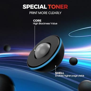 TN830 Toner Cartridge - Replacement Compatible for TN830 TN-830 TN830XL to use with HL-L2460DW DCP-L2640DW HL-L2405W HL-L2400D HL-L2480DW MFC-L2820DW MFC-L2820DWXL Printer (Black, 2-Pack) - Image 7