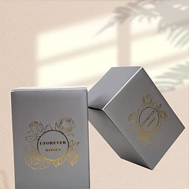 7-Piece Preserved Roses in a Box, Preserved Flowers Gifts for Women, Mothers Day Flowers (Royal Blue) - Image 5