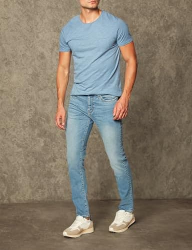Amazon Essentials Men's Slim-Fit Jeans - Discontinued Colors, Light Wash, 33W x 30L - Image 6