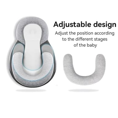 Bassinet Baby Snuggle Bed Adjustable Baby Wedge Lounger Perfect for Reducing Spit-Up Baby Anti Overflow and Choking Milk - Image 4