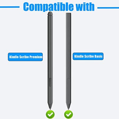 No Wore Out Titanium Alloy Replacement Fine Tips fit for Kindle Scribe Basic and Premium Pens Digital Pen, Smooth Ballpoint Note Taking Backup Nibs,2 Pcs,Gray - Image 5