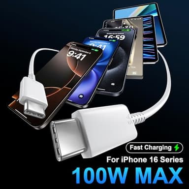 iPhone 17 16 15 Pro Max Charger 30W Type C Chargers USB C Fast Charger Block iPhone 17 Chargers Fast Charging with 10FT C Charging Cable for iPhone 17/17 Pro Max/16/16 Pro Max/15/15 Pro/iPad/Samsung - Image 4