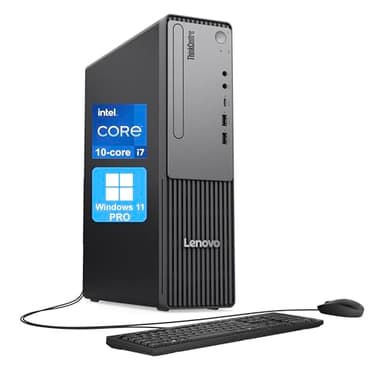 Lenovo ThinkCentre Neo 30s Gen 5 SFF Desktop Computer, 10-core Intel Core i7-13620H, 32GB DDR5, 1TB SSD, HDMI + VGA, Wi-Fi, RJ-45, USB-C, Wired Keyboard & Mouse, Windows 11 Pro - Image 1