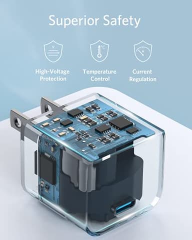 Anker USB C Charger with Foldable Plug, 20W USB C Charger Block for iPhone 17/16 / 15 and More Series, Galaxy, Pixel, iPad (3 Pack, Cable Not Included) - Image 6