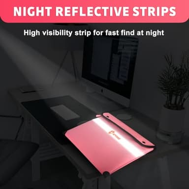 5200°F Fireproof Document Bag -Heat Insulated, Upgraded Water Fire Proof Pouch with Zipper, 9 Layers of Functional Materials, 14.2 X 11” Fire Proof Money Bag for Cash, Important Document and Valuables - Image 5