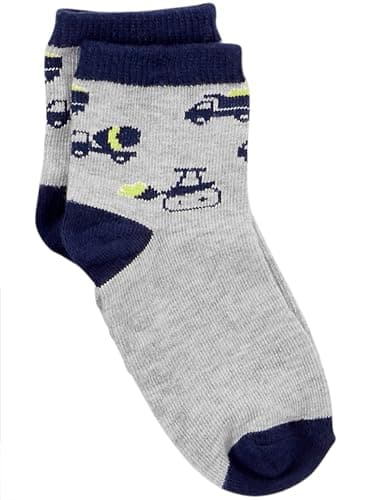 Simple Joys by Carter's Baby 12-Pack Socks, Multicolor/Monster/Sharks/Stripe, 2-3T - Image 3