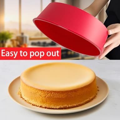 Avidon Silicone Baking Pans Sets - Nonstick Bakeware Set with Loaf Pan, Muffin Pan, Square/Round Cake Pan, silicone baking molds for baking cakes, loaf, bread (5 packs bakeware set) - Image 4