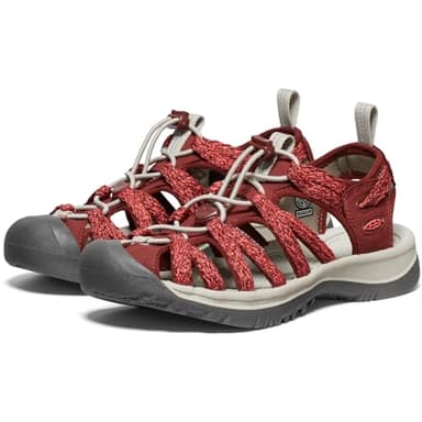 KEEN Women's Whisper Closed Toe Sport Sandals, Cayenne/Fired Brick, 6 - Image 4