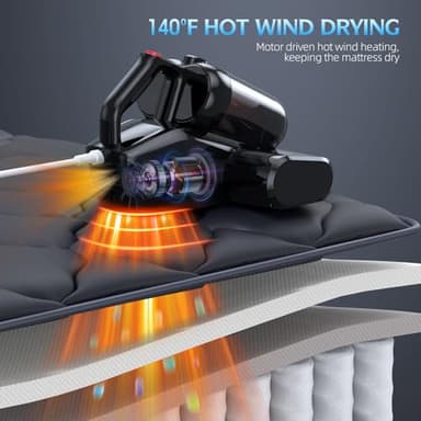 JPHYLL Mattress Vacuum Cleaner 600W, Corded (Ultra-UVC-K16) - Image 5