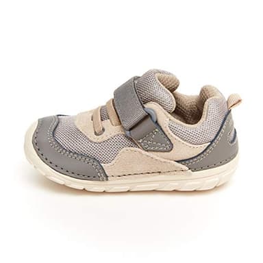 Stride Rite baby boys Sm Rhett Sneaker, Tan, 3 Infant US - Image 8