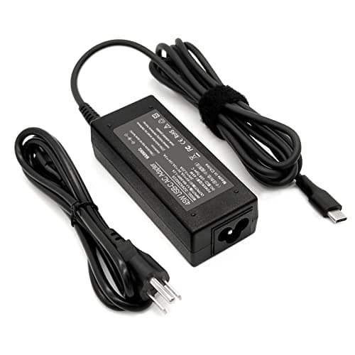ROAYEWEY USB Type C Replacement for 45W Chromebook Charger Compatible with HP Chromebook 14 X360 USB C Power Supply Adapter - Image 1