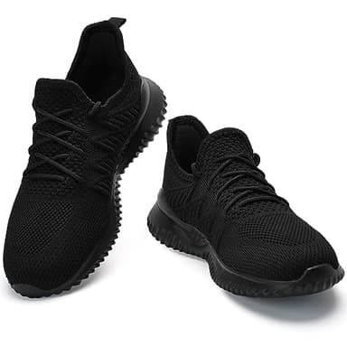 PPQ Womens Slip On Walking Shoes，Memory Foam Lightweight Comfort Casual Workout Shoes,Yoga Or Tennis Or Running Sneakers Black 6 - Image 7