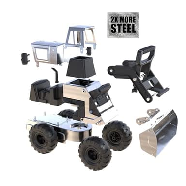Tonka Retro Front Loader - Collector's Edition - Made with 2X More Steel, Kids Construction Toy, Metal Truck, Toy Truck for Boys and Girls, Kids, Toddlers, Ages 3+ - Image 7