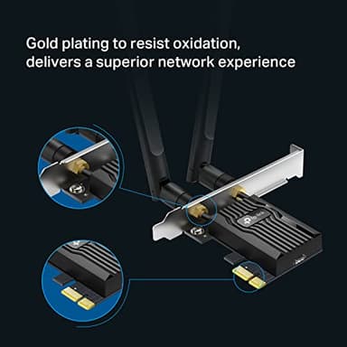 TP-Link WiFi 6 PCIe WiFi Card for Desktop PC AX3000 (Archer TX55E), Bluetooth 5.2, WPA3, 802.11ax Dual Band Wireless Adapter with MU-MIMO, Ultra-Low Latency, Supports Windows 11, 10 (64bit) Only - Image 7
