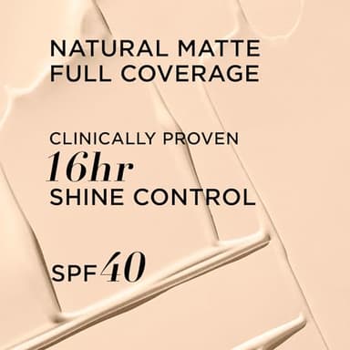 IT Cosmetics CC+ Cream Natural Matte (Fair Warm) - Poreless Full Coverage Foundation With SPF 40, 16HR Shine Control, Color-Corrector, Skin-Balancing Serum, Noncomedogenic - 1.08 fl oz - Image 3