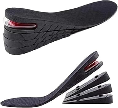 Height Increase Insoles 4-Layer Air up Shoe Lifts Elevator Shoes Insole 2.95inches(7.5 cm) Heels Lift Inserts for Men and Women - Image 1