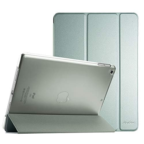 ProCase for iPad 9th/ 8th/ 7th Generation Case 10.2 Inch (2021/2020/2019 Release), 10.2 iPad Case 9th/ 8th/ 7th Gen Cover, Slim Smart Cover with Translucent Hard Shell Back -Lightgrey - Image 1