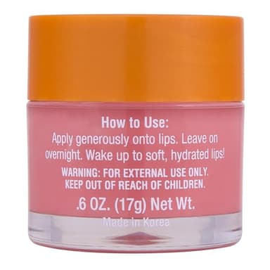 Tree Hut Strawberry Overnight Lip Mask | Leave on Overnight & Wake up to Soft, Hydrated Lips | Elevate your Self Care Routine | .6 oz. - Image 2