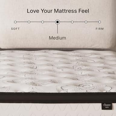 Signature Design by Ashley Full Size Chime 12 Inch Medium Firm Hybrid Mattresswith Cooling Gel Memory Foam for Pressure Relief, Fiberglass Free, Mattress In A Box - Image 5