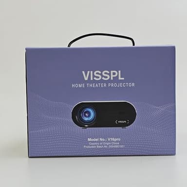 Mini Projector with WiFi and Bluetooth, VISSPL Full HD 1080P Projector, Portable Outdoor Projector with Tripod, Home Theater Movie Phone Projector Compatible with Android/iOS/Windows/TV Stick/HDMI/USB - Image 8