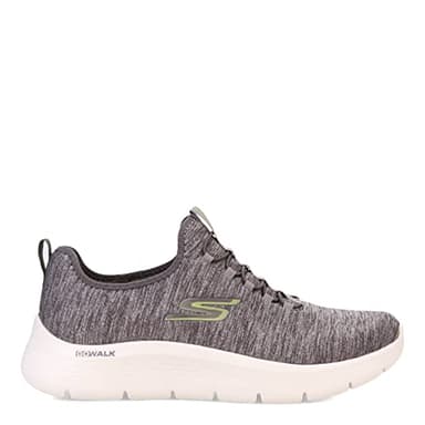Skechers mens Gowalk Flex - Athletic Slip-on Casual Walking Shoes With Air Cooled Foam Sneaker, Grey/Lime 2, 9.5 US - Image 4