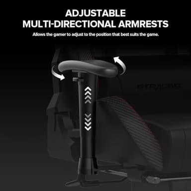 GTRACING Gaming Chair with Footrest Speakers Video Game Chair Bluetooth Music Heavy Duty Ergonomic Computer Office Desk Chair - Image 8