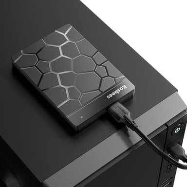 Kosbees 500 GB External Hard Drives,Portable Hard Drive for Windows,Ultra Slim External HDD Store Compatible with PC, MAC,Laptop,PS4, Xbox one, Xbox 360;Plug and Play Ready - Image 4