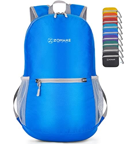 ZOMAKE Ultra Lightweight Hiking Backpack 20L, Packable Small Backpacks Water Resistant Daypack for Women Men(Dark Blue) - Image 1