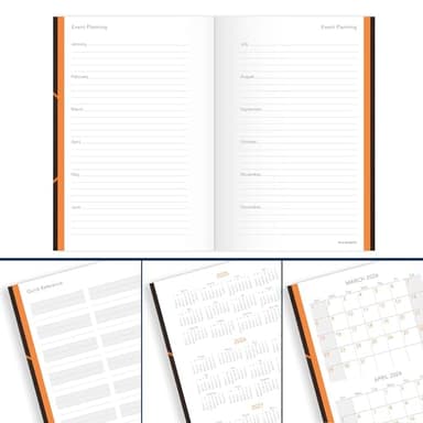 AT-A-GLANCE 2025 Planning Notebook, Daily, 5" x 8-1/4", Small, Plan. Write. Remember., Brown (7062013025) - Image 8