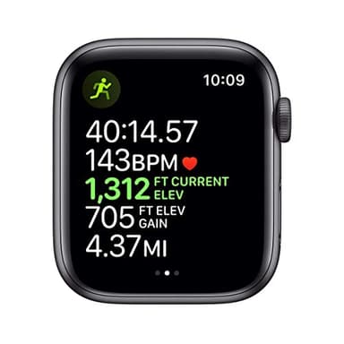 Apple Watch Series 5 (GPS + Cellular, 44MM) - Space Gray Aluminum Case with Black Sport Band (Renewed) - Image 4