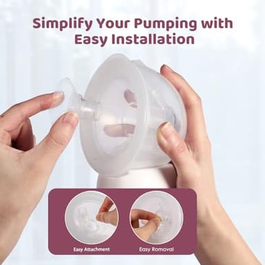 Nursi Luna Flange Inserts 8PCS 21mm for 24mm Flange/Shield of Most Pumps, Flange Sizing Kit Silicone Flange Insert, Breastfeeding Essentials Kit for New Moms - Image 5