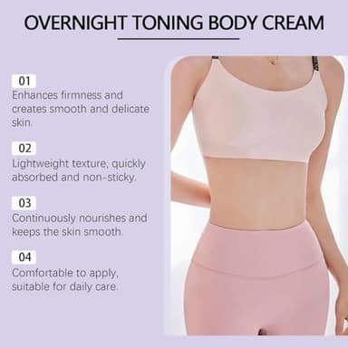 GET-DREAM overnight toning whip, Get Dream Overnight Toning Whip, Anti-Wrinkle Skin Tightening Gel, Body Firming Cream for women, Youthful Skin (1PCS, 100ml) - Image 4