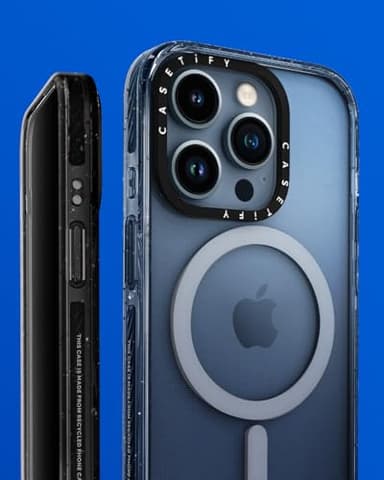 CASETiFY Impact iPhone 15 Pro Max Case [4X Military Grade Drop Tested / 8.2ft Drop Protection/Compatible with Magsafe] - Clear Black - Image 6