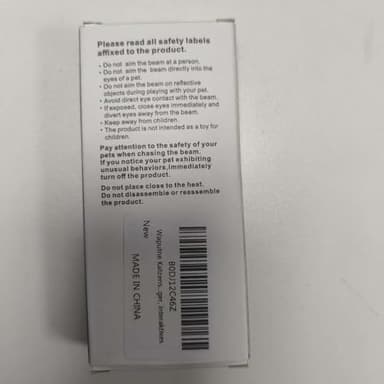 Waputne Cat Toy Pointer, USB Rechargeable with 7 Adjustable Patterns, Interactive Chase Toys for Indoor Cats & Dogs, Training & Exercise Fun (Black) - Image 10