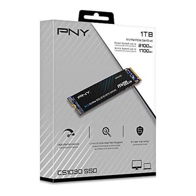 PNY CS1030 1TB M.2 NVMe PCIe Gen3 x4 Internal Solid State Drive (SSD) - M280CS1030-1TB-RB - Image 6