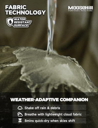 Moosehill Men's-Hiking-Pants Convertible Quick-Dry Water-Resistant Lightweight Zip-Off Outdoor with 5 Deep Pockets - Image 7