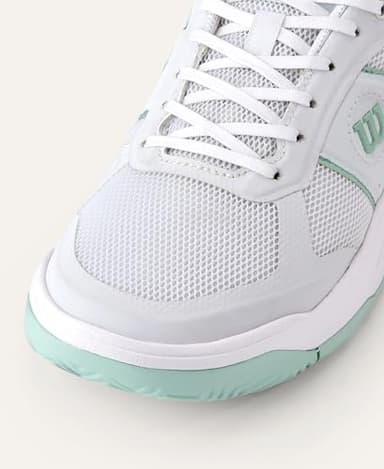 WILSON Women's Pickle Pro Sneaker, White/Surf Spray, 7.5 - Image 13