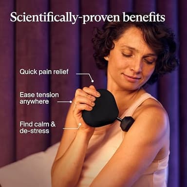 TheraGun Mini (3rd Generation) by Therabody – Ultra-Portable Massage Gun and Travel Essential for Fast, Effective Pain and Tension Relief Anywhere (Black - Image 3