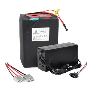 BtrPower 72V 30AH LiFePO4 Battery Ebike Lithium Battery Pack,80A BMS and 5A Fast Charger for 2800W-250W Motor - Image 1