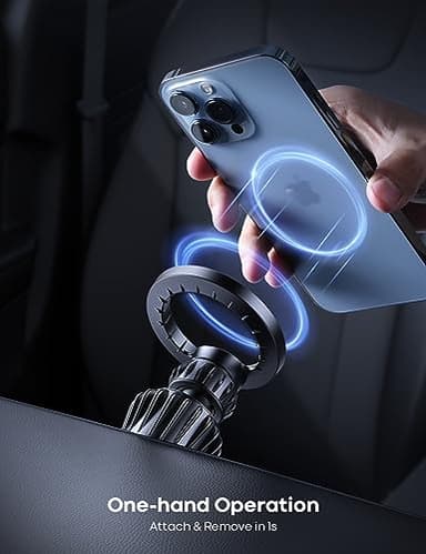 Lamicall for MagSafe Car Mount - [20 Super Magnets] Magnetic Car Phone Mount, Air Vent Phone Holder Car, Hands Free Cell Phone Holder Clip Car Accessories fit iPhone 17 16 15 14 13 Pro Plus Max - Image 4