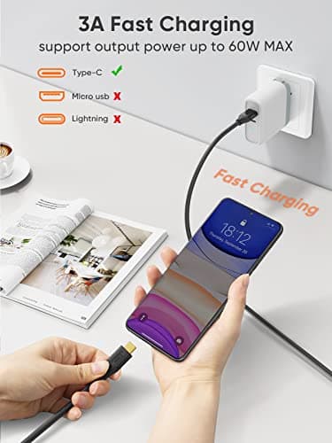 CableCreation 2-Pack 1.6FT USB A to C Data Transfer & Charging Cables, 10Gbps, Compatible with USB C External SSD, MacBook, iPhone 16/15 Pro Max - Image 4