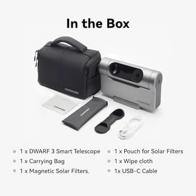DWARFLAB Dwarf 3 Smart Telescope - Portable, Capture Astronomy/Wildlife/Panorama, EQ Mode, Cloud Processing, 4K Auto-Tracking, Ultra-Light 3lb, Suits All Ages - Image 8