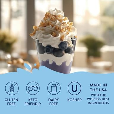 Jordan's Skinny Syrups Sugar Free Coffee Syrup, Blueberry Cobbler Syrup Flavor, Zero Calorie Flavoring for Latte, Protein Shake, Cocktail & More, Gluten Free, Keto Friendly, 25.4 Fl Oz, 1 Pack - Image 5