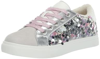 Steve Madden Girls Shoes Girls Emily Sneaker, Sequin, 2 Little Kid - Image 1