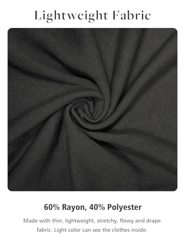 AWULIFFAN Womens Open Front Lightweight Cardigan Long Sleeve Button Down Casual Cardigans Outwear (Black,X-Large) - Image 5