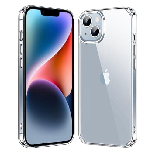 jaroco for iPhone 13 Case 6.1-Inch, Non-Yellowing Shockproof Phone Bumper Cover, Anti-Scratch Clear - Image 1