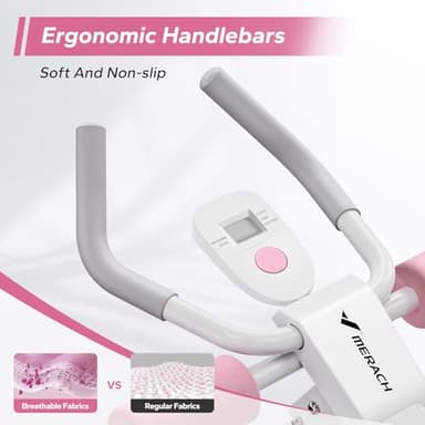 MERACH Ab Machine, Ab Workout Equipment, Adjustable Ab Trainer Machine for Abs Workout at Home Gym, Foldable, Knee Protection, Abdominal Trainer for Stomach Workout (Pink) - Image 7