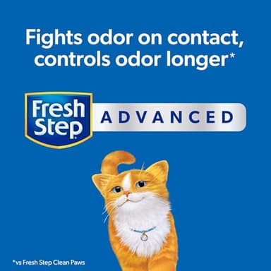 Fresh Step Clean Paws Cat Litter with Febreze Freshness, Advanced Multi Cat Low Tracking Clumping Litter, 37 lbs. (2 x 18.5 lb. Box) - Image 13